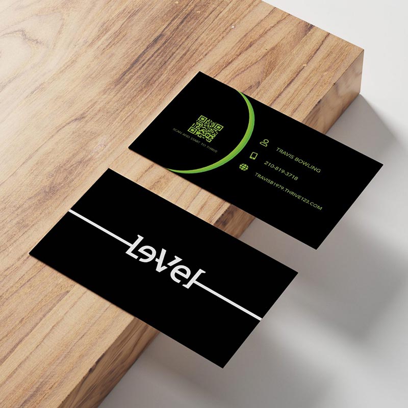 Business Card Design For Level