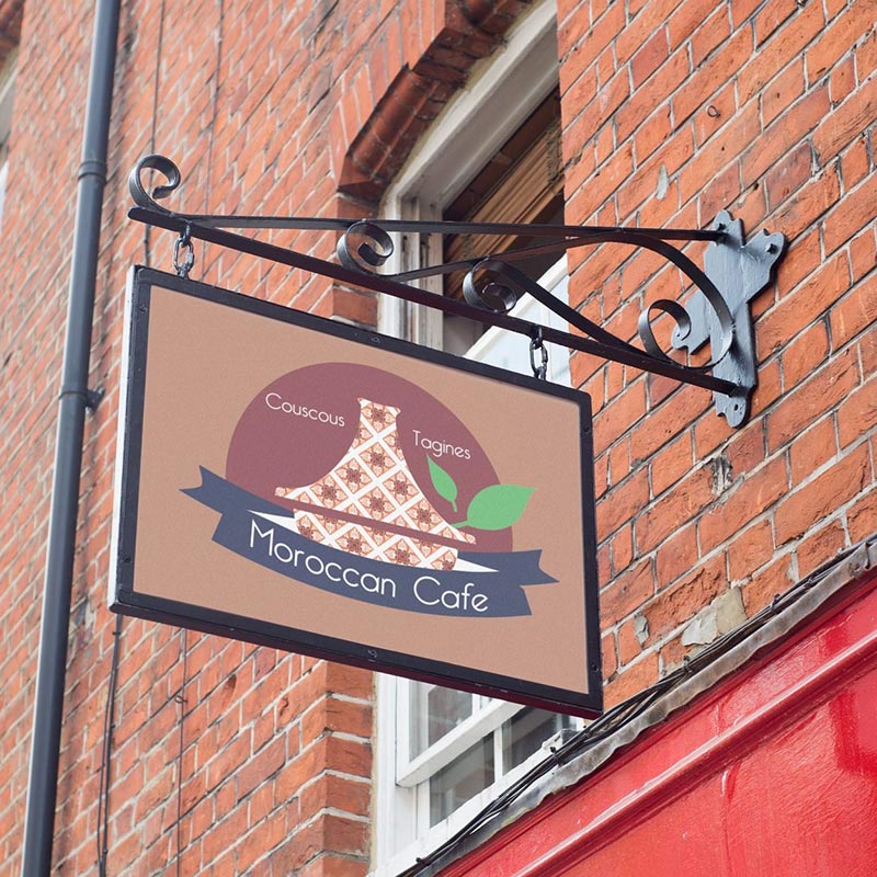 Logo For Moroccan Cafe