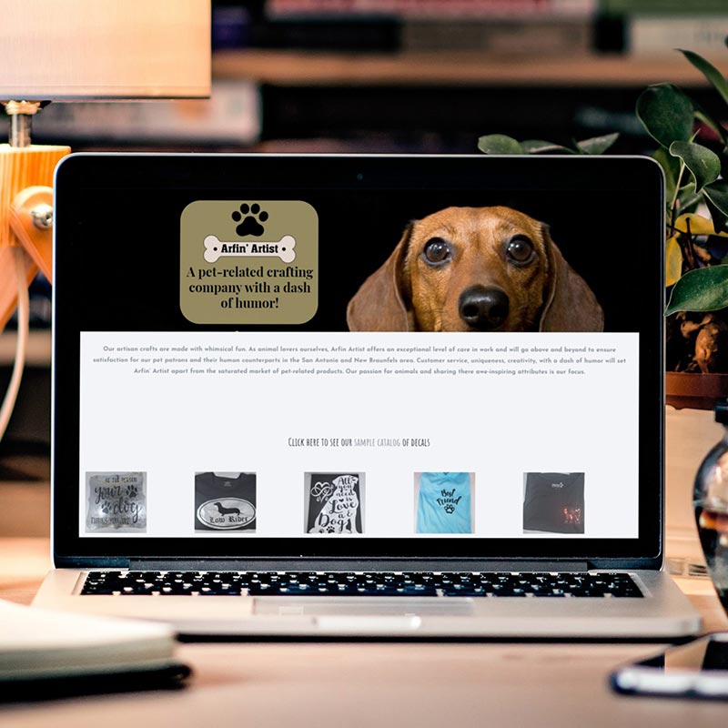 Website For Arfin Artist