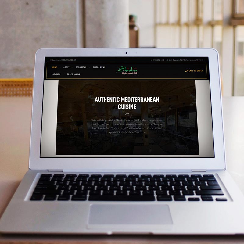 Website For Shisha Cafe